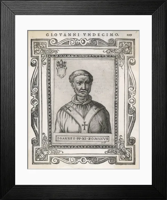 Framed Print : Pope Joannes XI Framed Print : Pope Joannes XI