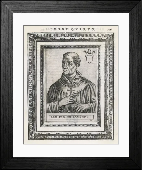 Framed Print : Pope Leo IV Framed Print : Pope Leo IV