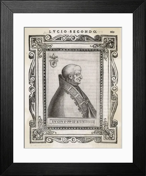 Framed Print : Pope Lucius II Framed Print : Pope Lucius II