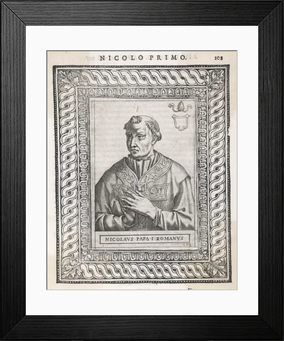 Framed Print : Pope Nicholaus I Framed Print : Pope Nicholaus I