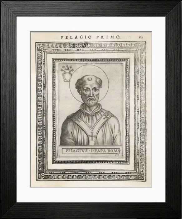 Framed Print : Pope Pelagius I Framed Print : Pope Pelagius I
