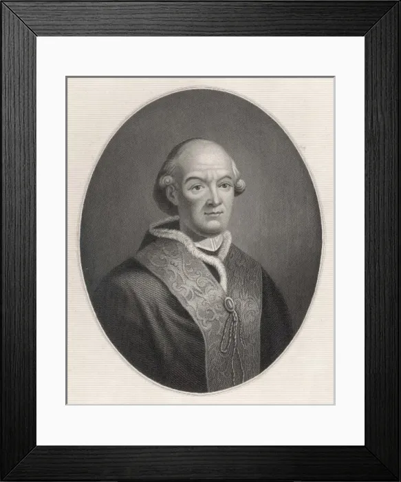 Framed Print : Pope Pius VI (Oval) Framed Print : Pope Pius VI (Oval)