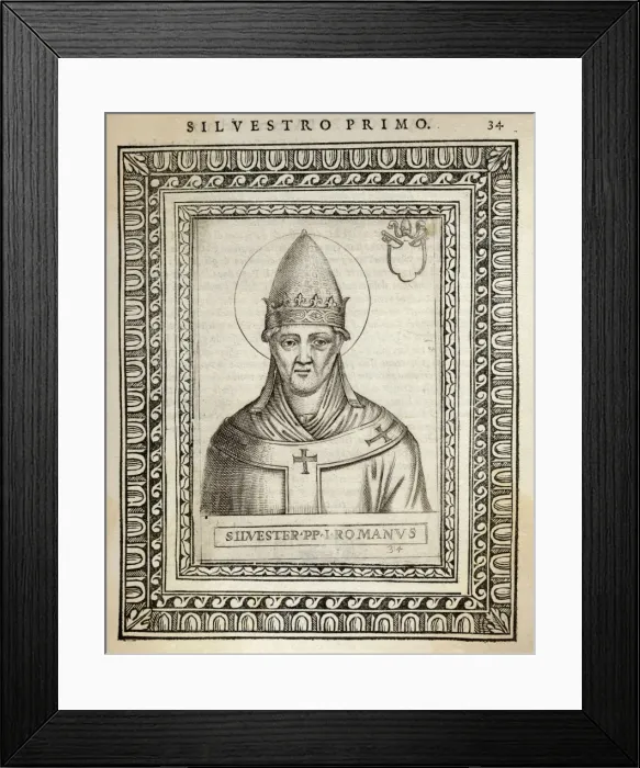 Framed Print : Pope Silvester I Framed Print : Pope Silvester I
