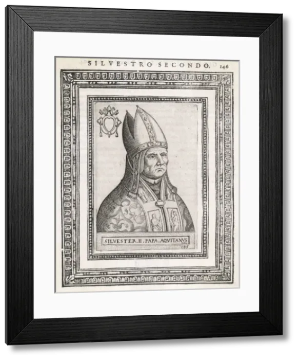 Framed Print : Pope Silvester II Framed Print : Pope Silvester II