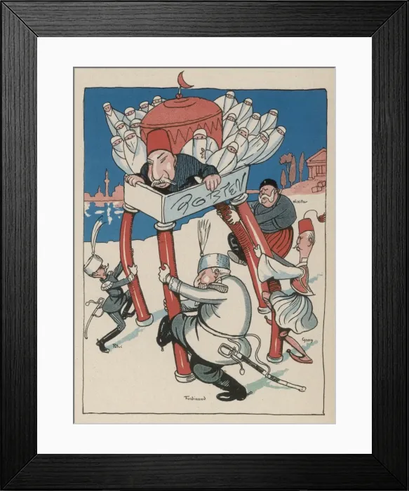 Framed Print : Turkish Power Shaken Framed Print : Turkish Power Shaken