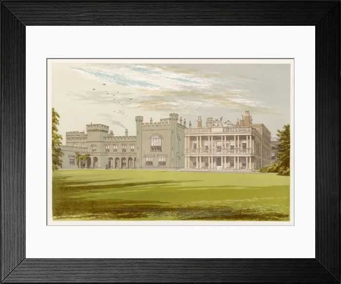 Framed Print : Knowsley Hall / Lancs 1879 Framed Print : Knowsley Hall / Lancs 1879