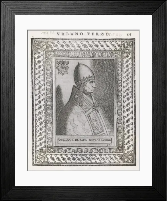 Framed Print : Pope Urbanus III Framed Print : Pope Urbanus III