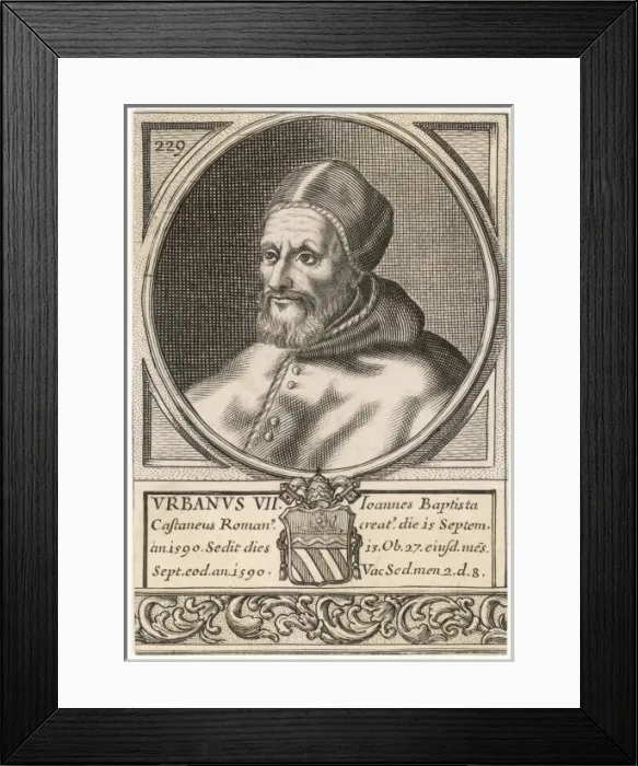 Framed Print : Pope Urbanus VII Framed Print : Pope Urbanus VII