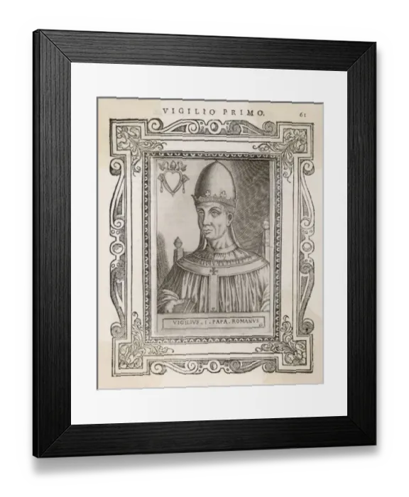 Framed Print : Pope Vigilius Framed Print : Pope Vigilius