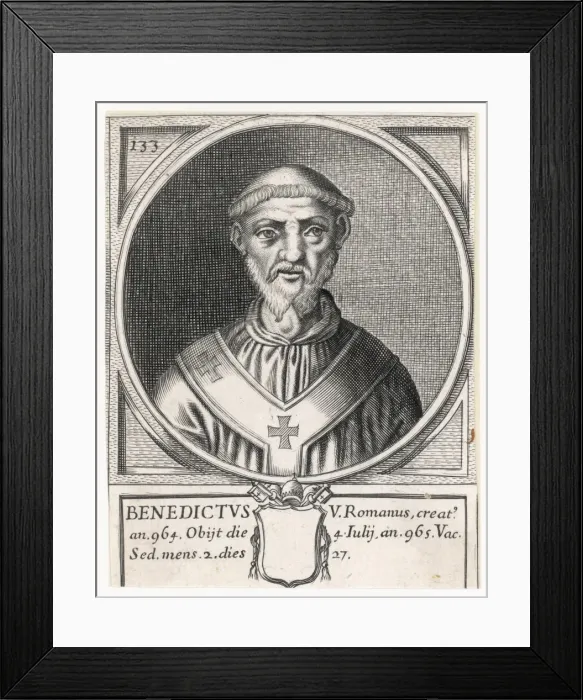 Framed Print : Pope Benedictus V Framed Print : Pope Benedictus V
