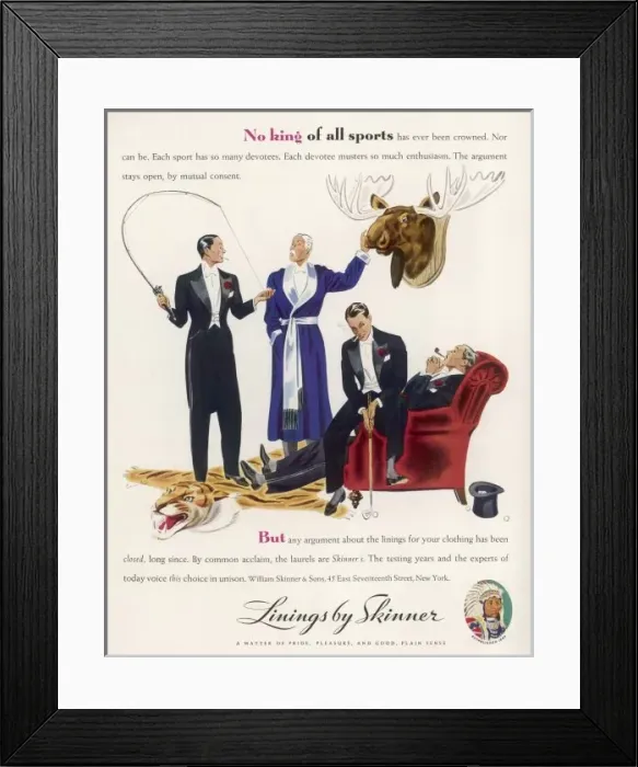 Framed Print : Fortune Linings 1935 Framed Print : Fortune Linings 1935