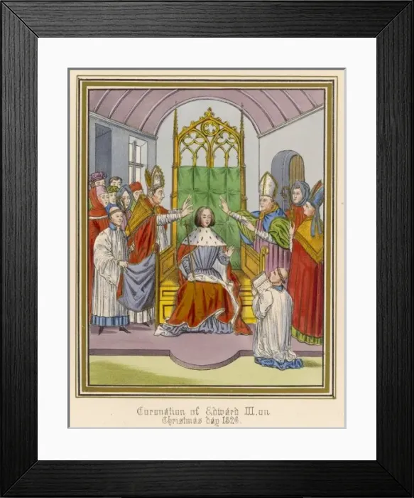 Framed Print : Edward Iii / Froissart Framed Print : Edward Iii / Froissart