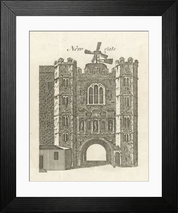 Framed Print : Prison / Britain / Newgate Framed Print : Prison / Britain / Newgate