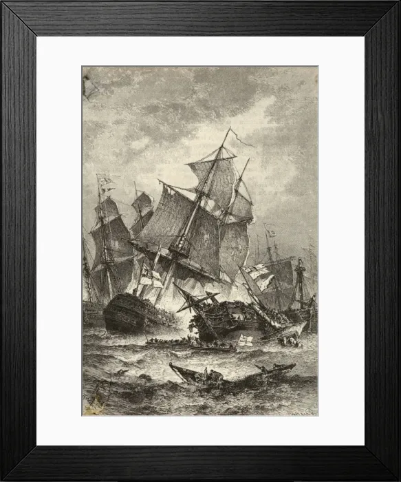 Framed Print : Trafalgar / French Loss Framed Print : Trafalgar / French Loss