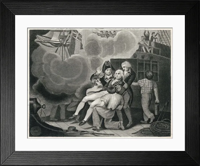 Framed Print : Death of Nelson Framed Print : Death of Nelson