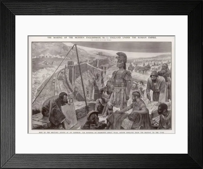 Framed Print : Hadrians Wall Built 122 Framed Print : Hadrians Wall Built 122