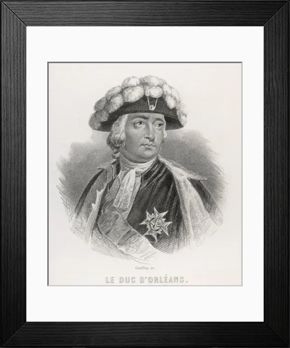 Framed Print : DUC D ORLEANS (-1793) Framed Print : DUC D ORLEANS (-1793)