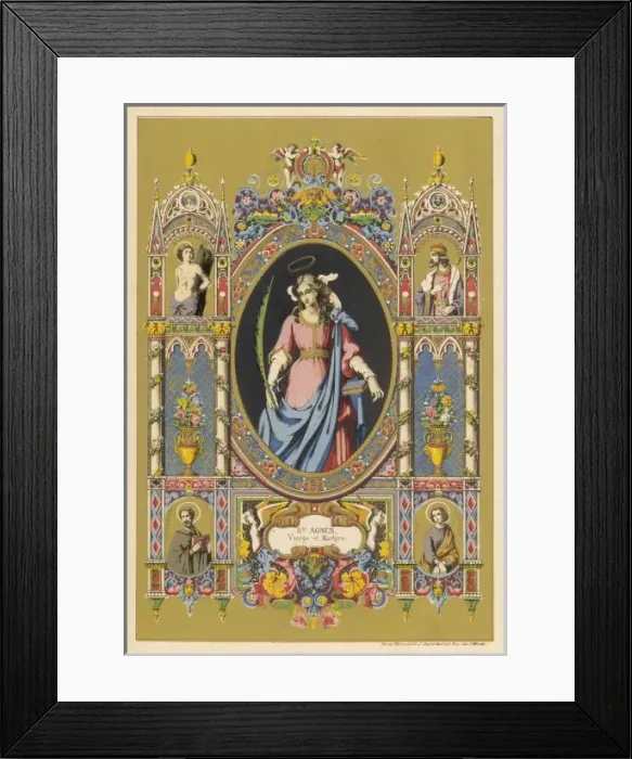 Framed Print : Saint Agnes Framed Print : Saint Agnes