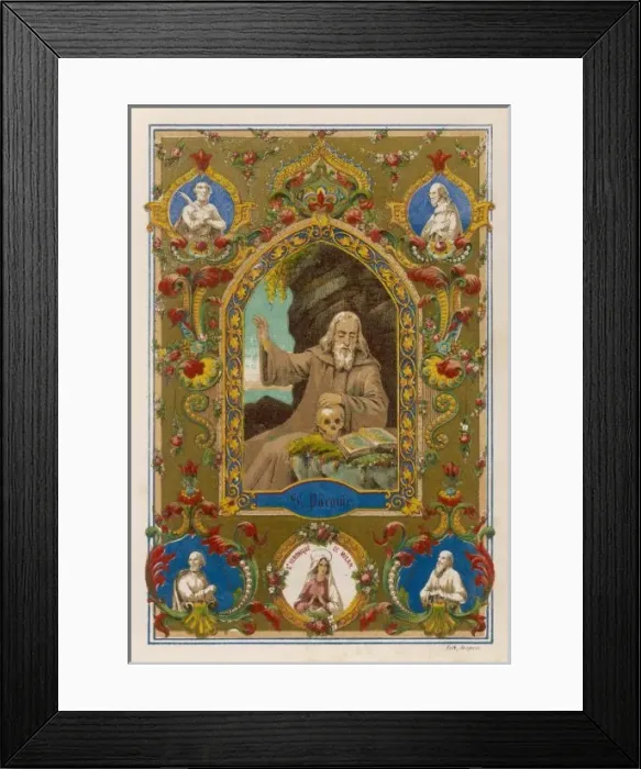 Framed Print : Saint Pacomius Framed Print : Saint Pacomius