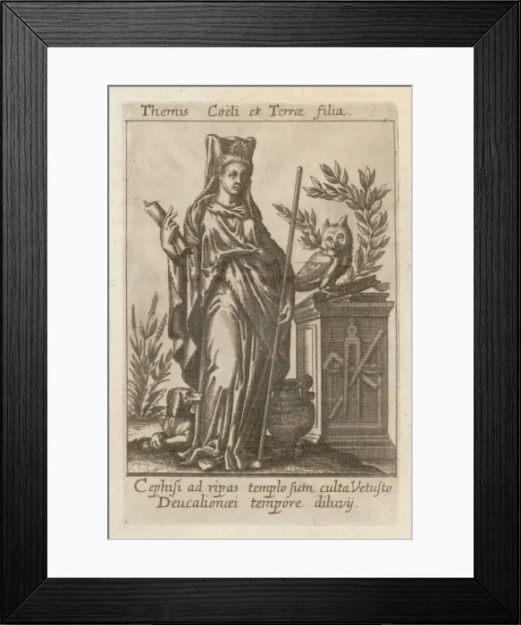 Framed Print : THEMIS. Greek / Roman deity, protectress of hospitality Framed Print : THEMIS. Greek / Roman deity, protectress of hospitality