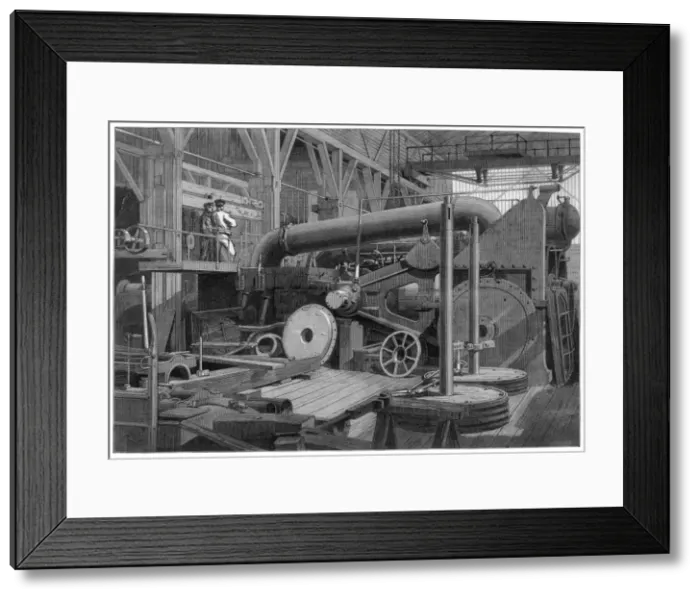 Framed Print : Steam Engine / Greenwich Framed Print : Steam Engine / Greenwich