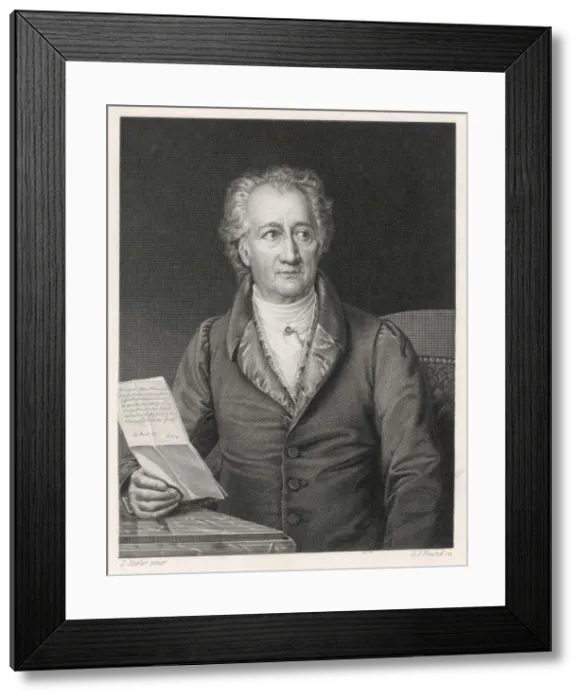Framed Print : Goethe / Stieler Framed Print : Goethe / Stieler