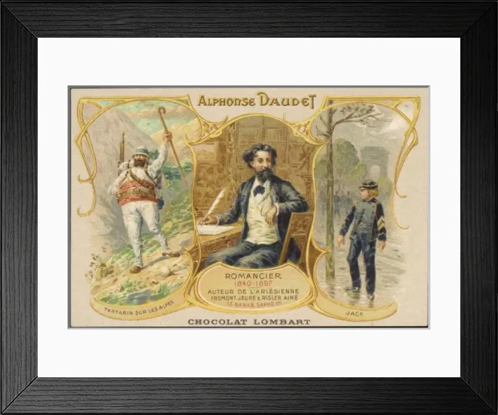 Framed Print : Alphonse Daudet Framed Print : Alphonse Daudet