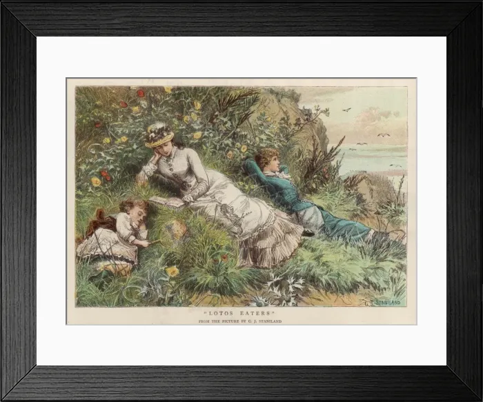 Framed Print : Ladies Relaxing 1882 Framed Print : Ladies Relaxing 1882