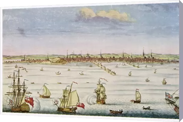 USA  /  Boston Harbour 1750