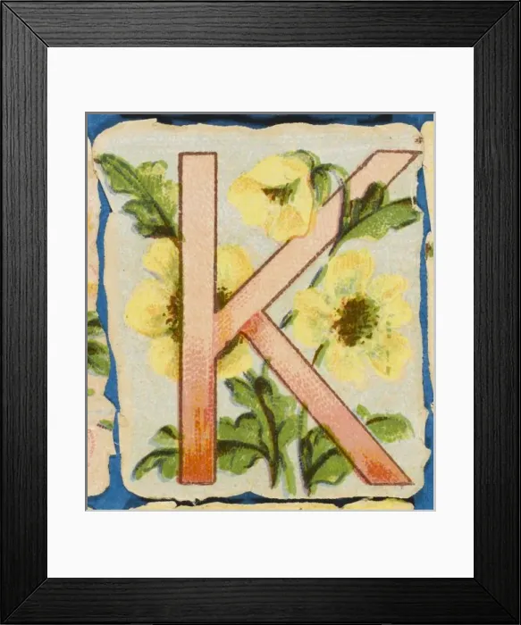 Framed Print : FLOWER K. Flowery K Framed Print : FLOWER K. Flowery K