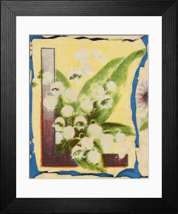 Framed Print : FLOWER L. Flowery L Framed Print : FLOWER L. Flowery L
