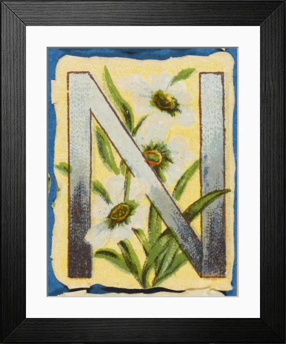 Framed Print : FLOWER N. Flowery N Framed Print : FLOWER N. Flowery N