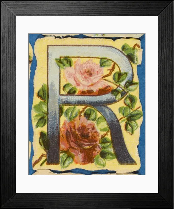 Framed Print : FLOWER R. Flowery R Framed Print : FLOWER R. Flowery R