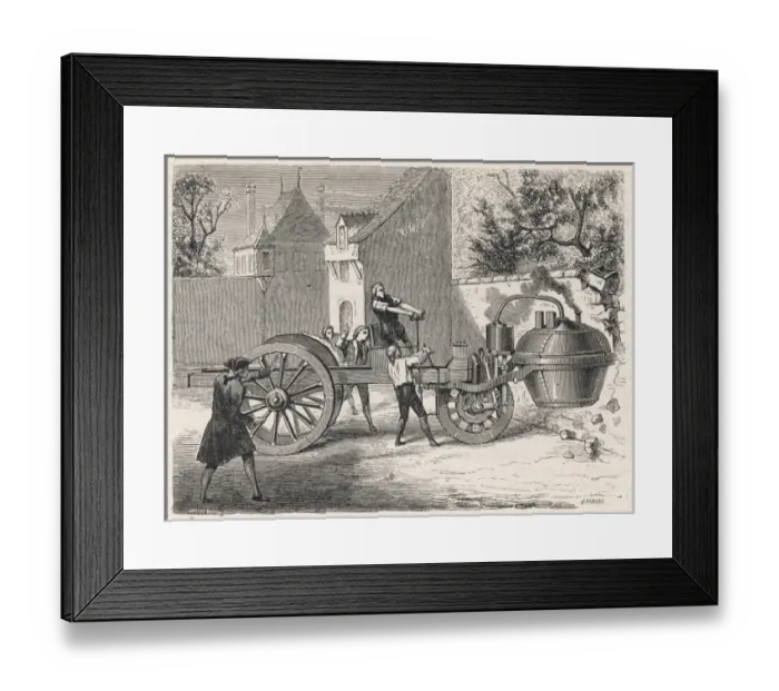 Framed Print : Testing Cugnots Carr Framed Print : Testing Cugnots Carr