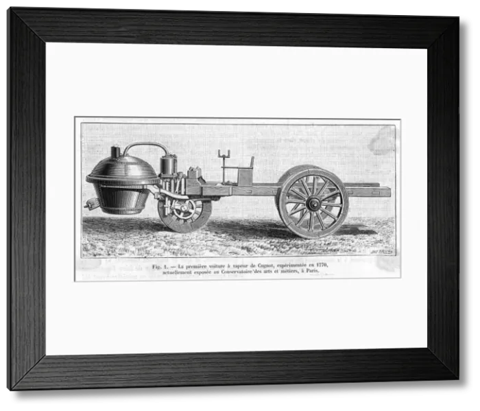 Framed Print : Cugnots Steam Carriage Framed Print : Cugnots Steam Carriage