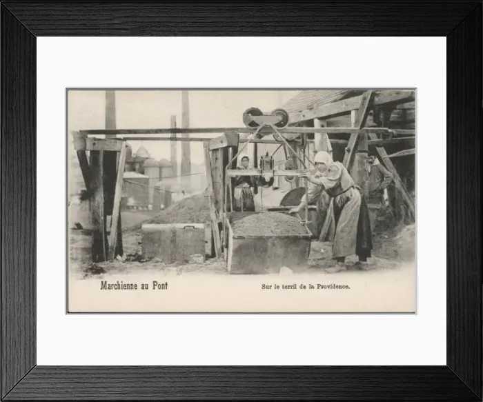 Framed Print : Women Working / Coal Framed Print : Women Working / Coal