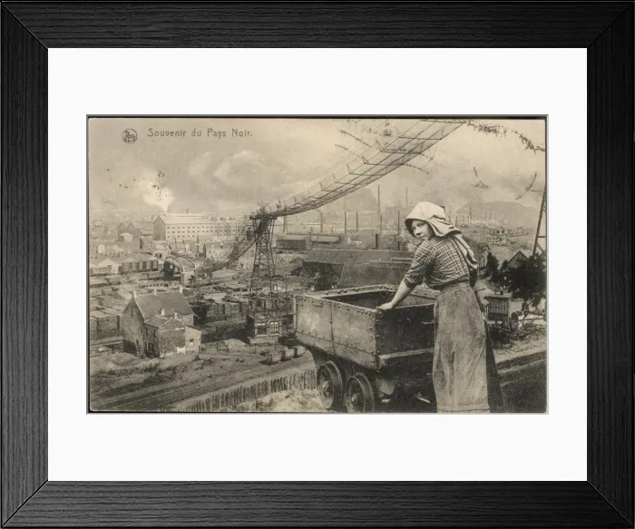 Framed Print : Women Working / Coal Framed Print : Women Working / Coal