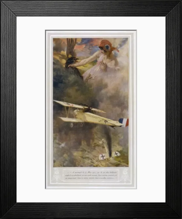 Framed Print : WW1 / 1917 / AIR / GUYNEMER Framed Print : WW1 / 1917 / AIR / GUYNEMER