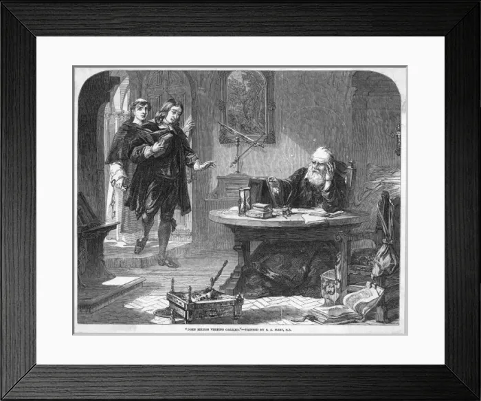Framed Print : Galileo / Milton Visits Framed Print : Galileo / Milton Visits