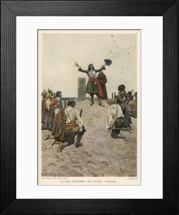 Framed Print : LA Salle in America Framed Print : LA Salle in America