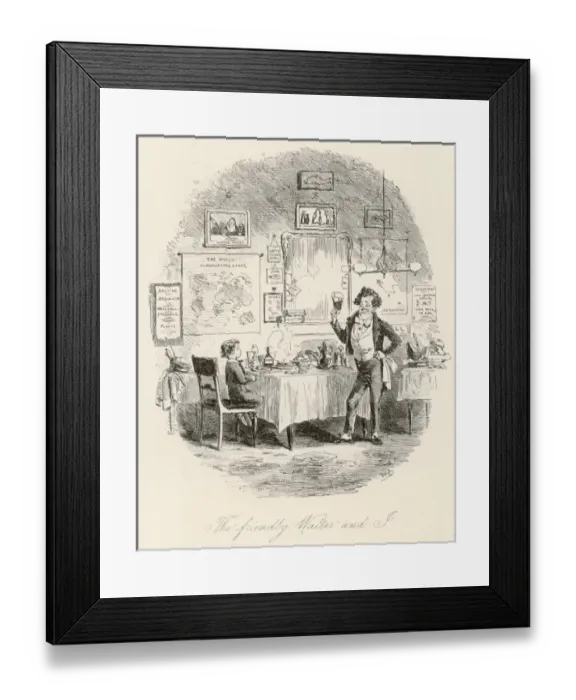 Framed Print : David Copperfield / Phiz Framed Print : David Copperfield / Phiz