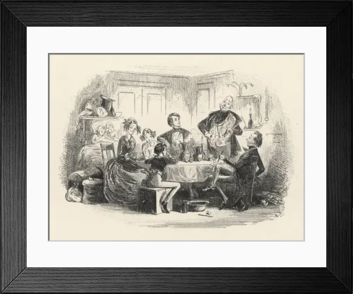 Framed Print : David Copperfield / Phiz Framed Print : David Copperfield / Phiz