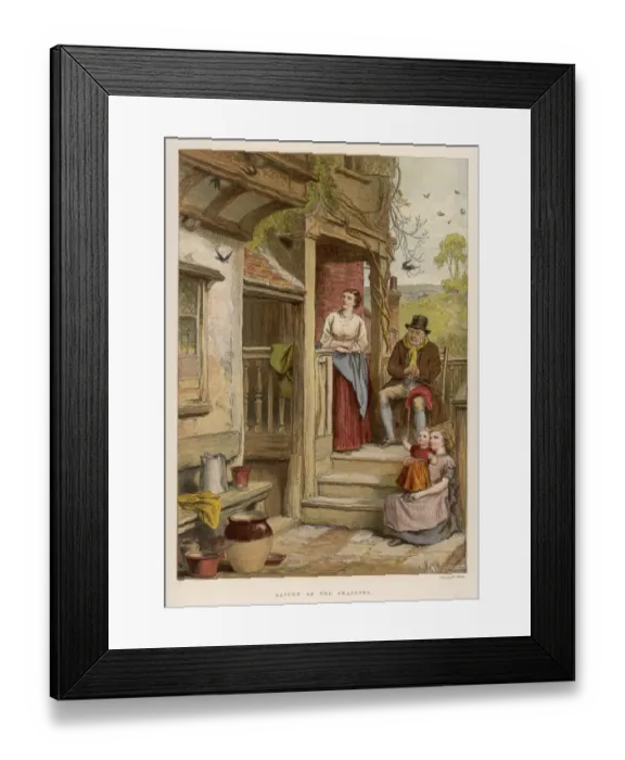 Framed Print : Migrating Swallows Framed Print : Migrating Swallows
