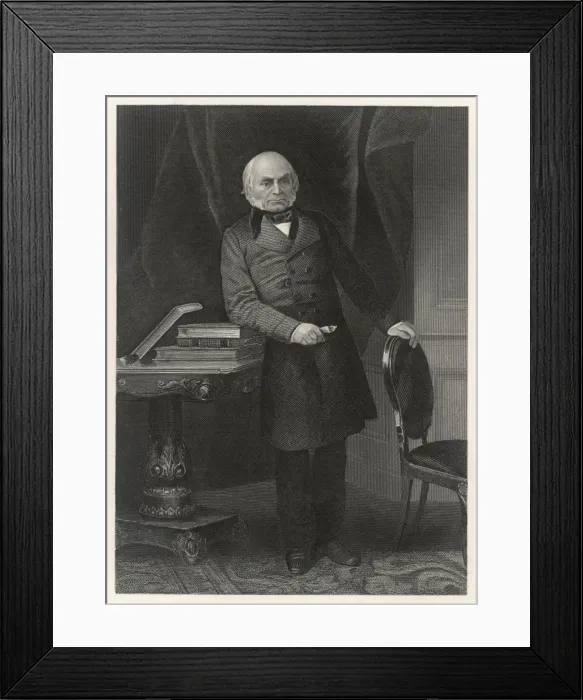 Framed Print : John Quincy Adams Framed Print : John Quincy Adams