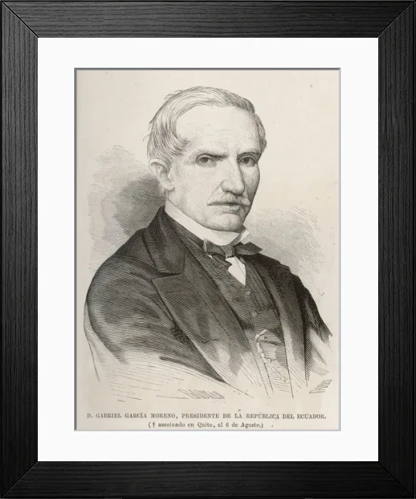 Framed Print : Gabriel Garcia Moreno Framed Print : Gabriel Garcia Moreno