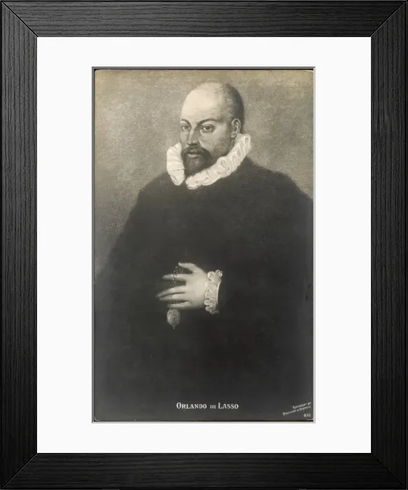 Framed Print : Orlando Di Lasso Framed Print : Orlando Di Lasso