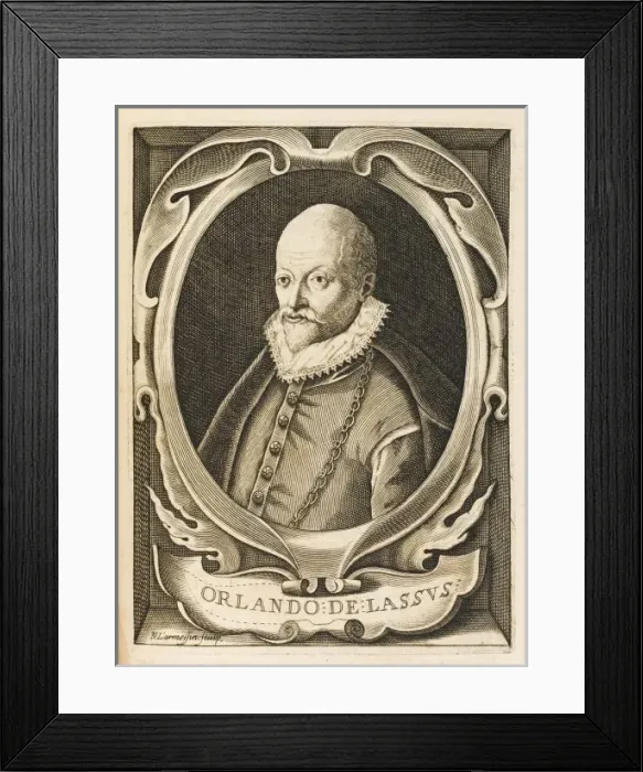 Framed Print : Orlando Di Lasso Framed Print : Orlando Di Lasso