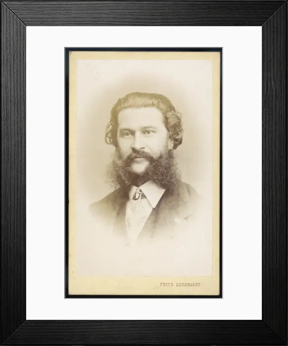 Framed Print : J Strauss / Younger / Cdv Framed Print : J Strauss / Younger / Cdv