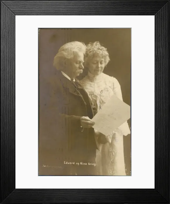 Framed Print : Grieg and Nina Framed Print : Grieg and Nina