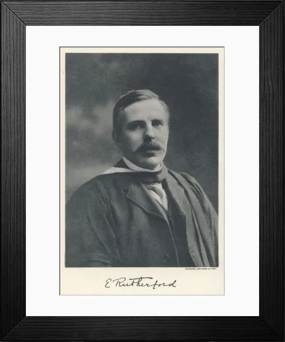 Framed Print : Ernest Rutherford Framed Print : Ernest Rutherford